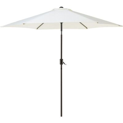 BELIANI Ombrellone Da Giardino Beige 270 Cm Varese BELIANI Ombrellone Da Giardino Beige 270 Cm Varese