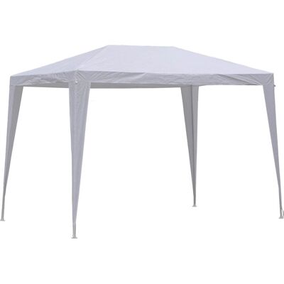 Bauer Gazebo Da Giardino In Acciaio 2x3m Bianco Bauer Gazebo Da Giardino In Acciaio 2x3m Bianco