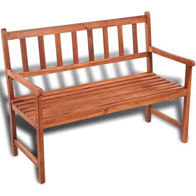 HELLOSHOP26 Panchina Da Giardino Arredo Esterno Per Patio Terrazzo 120 Cm Legno Massello Di Acacia 020011199 HELLOSHOP26 Panchina Da Giardino Arredo Esterno Per Patio Terrazzo 120 Cm Legno Massello Di Acacia 020011199