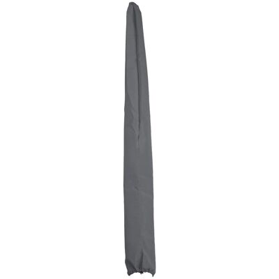 DÉCOSHOP26 Telo Protettivo Per Semiombrellone In Alluminio Da 2,70 M Con Coulisse 150x32 Cm Poliestere Antracite 040010321 DÉCOSHOP26 Telo Protettivo Per Semiombrellone In Alluminio Da 2,70 M Con Coulisse 150x32 Cm Poliestere Antracite 040010321