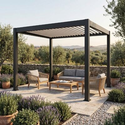SAN MARCO Pergola Bioclimatica Elettrica 4x3 Mt Da Giardino Senza Tende SAN MARCO Pergola Bioclimatica Elettrica 4x3 Mt Da Giardino Senza Tende