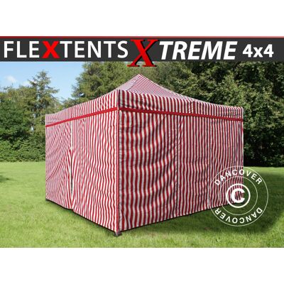DANCOVER - Gazebo Pieghevole Gazebo Rapido Flextents Xtreme 50 4x4m Rigato, DANCOVER - Gazebo Pieghevole Gazebo Rapido Flextents Xtreme 50 4x4m Rigato,