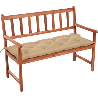 HELLOSHOP26 Panchina Da Giardino Mobile Da Patio Per Esterni Terrazza Con Cuscino 120 Cm Legno Massello Di Acacia 020011375 HELLOSHOP26 Panchina Da Giardino Mobile Da Patio Per Esterni Terrazza Con Cuscino 120 Cm Legno Massello Di Acacia 020011375