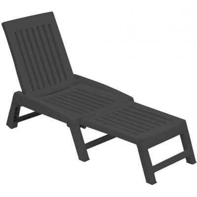 MARCA - 37716V - Antracite - Resina - Lettino da mare MARCA - 37716V - Antracite - Resina - Lettino da mare