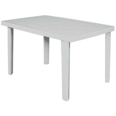 OEM Fv - Tavolo Marte Verde O Bianco In Polipropilene Cm. 100x67x72h OEM Fv - Tavolo Marte Verde O Bianco In Polipropilene Cm. 100x67x72h