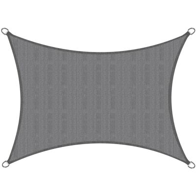 SOL ROYAL Tenda A Vela Parasole E Ombreggiante Rettangolare Solvision Antracite, 300x200 Cm - SOL ROYAL Tenda A Vela Parasole E Ombreggiante Rettangolare Solvision Antracite, 300x200 Cm -