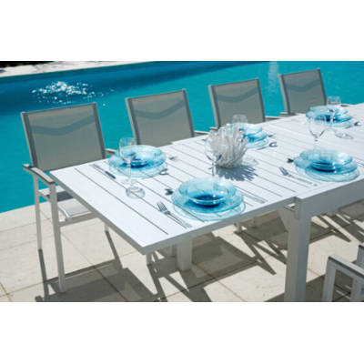 MALIGI HOME Tavolo Allungabile In Alluminio Bianco 135-270x90 Cm Mg/rame Bianco MALIGI HOME Tavolo Allungabile In Alluminio Bianco 135-270x90 Cm Mg/rame Bianco