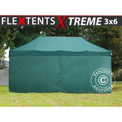 Dancover FleXtents Xtreme 50 3x6m Gazebo Pieghevole Verde - Pop-up Gazebo Dancover FleXtents Xtreme 50 3x6m Gazebo Pieghevole Verde - Pop-up Gazebo
