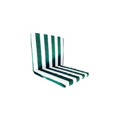 MARCA Cuscino Garden Schien Basso 85x45cm Riga Verde 2 Pz MARCA Cuscino Garden Schien Basso 85x45cm Riga Verde 2 Pz