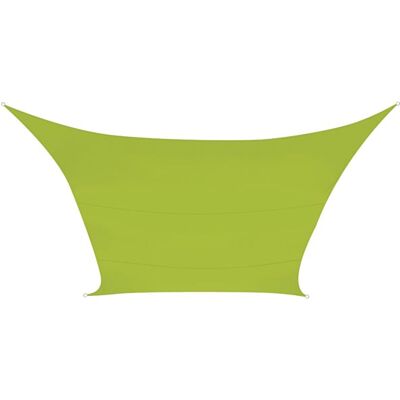 Perel Vela Ombreggiante - Quadrata - 3,6 X 3,6 M - Colore: Verde Lime Perel Vela Ombreggiante - Quadrata - 3,6 X 3,6 M - Colore: Verde Lime