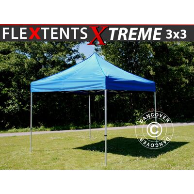 DANCOVER Gazebo Pieghevole Flextents Xtreme 50 3x3m Blu DANCOVER Gazebo Pieghevole Flextents Xtreme 50 3x3m Blu