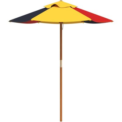 MAISON EXCLUSIVE - Ombrellone Da Giardino Per Bambini Con Palo In Legno Ø120x140cm MAISON EXCLUSIVE - Ombrellone Da Giardino Per Bambini Con Palo In Legno Ø120x140cm