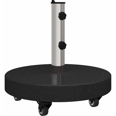 HELLOSHOP26 Base Moderna Rotonda Con Ruote Per Ombrellone Da Giardino 45 X 45 X 45 Cm In Granito Nero Codice 020058856. HELLOSHOP26 Base Moderna Rotonda Con Ruote Per Ombrellone Da Giardino 45 X 45 X 45 Cm In Granito Nero Codice 020058856.
