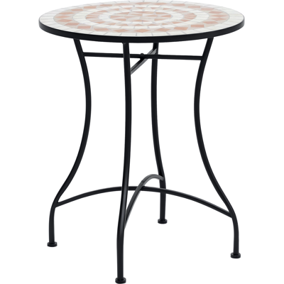 Zone Tavolo Da Giardino Ø60 X H71cm, Resistente Alle Intemperie Tavolo Da Balcone In Metallo, Tavolo Da Pranzo Da Esterno, Tavolo Da Campeggio Tavolino, Tavolo Da Terrazza Rotondo Per Giardino Terrazzo Bal Zone Tavolo Da Giardino Ø60 X H71cm, Resistente Alle Intemperie Tavolo Da Balcone In Metallo, Tavolo Da Pranzo Da Esterno, Tavolo Da Campeggio Tavolino, Tavolo Da Terrazza Rotondo Per Giardino Terrazzo Bal