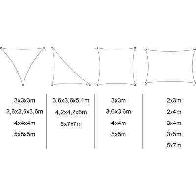 WOLTU – Tenda Parasole Quadrata 4x4 M In Poliestere Da 160 G/m² – Protezione Uv 50+ – Resistente Alle Intemperie – Fissaggio Con Corde E Occhielli WOLTU – Tenda Parasole Quadrata 4x4 M In Poliestere Da 160 G/m² – Protezione Uv 50+ – Resistente Alle Intemperie – Fissaggio Con Corde E Occhielli