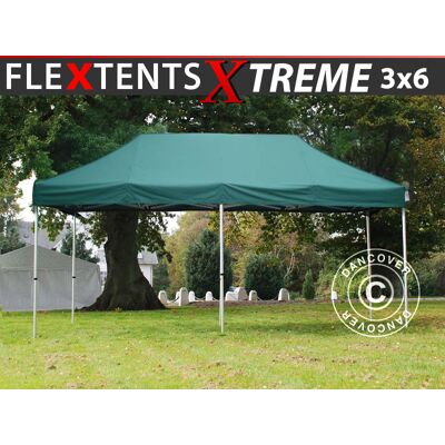 DANCOVER Gazebo Pieghevole Gazebo Rapido Flextents Xtreme 50 3x6m Verde DANCOVER Gazebo Pieghevole Gazebo Rapido Flextents Xtreme 50 3x6m Verde