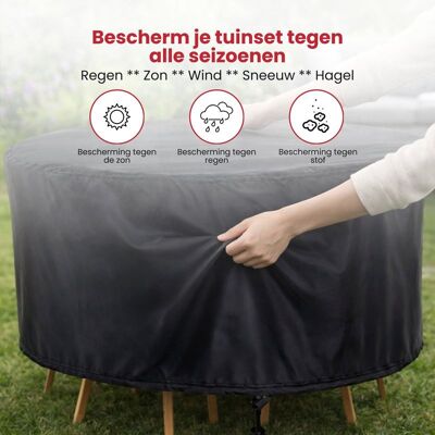 SANS MARQUE Telo Di Copertura Rotondo Per Mobili Da Giardino - 230 Cm X 110 Cm - Nero - Copertura Protettiva Per I Tuoi Mobili Da Giardino - Copertura Per Mobili Da Giardino SANS MARQUE Telo Di Copertura Rotondo Per Mobili Da Giardino - 230 Cm X 110 Cm - Nero - Copertura Protettiva Per I Tuoi Mobili Da Giardino - Copertura Per Mobili Da Giardino
