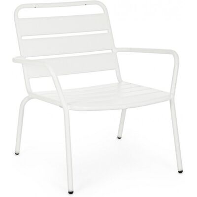 BIZZOTTO - Poltrona 'marlyn' In Acciaio Verniciato A Polvere Per Giardino E Balcone Finitura Opaca -bianco BIZZOTTO - Poltrona 'marlyn' In Acciaio Verniciato A Polvere Per Giardino E Balcone Finitura Opaca -bianco