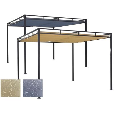 QUICK STAR Ersatzdach Flachdachpergola Firenze 3x3 M QUICK STAR Ersatzdach Flachdachpergola Firenze 3x3 M