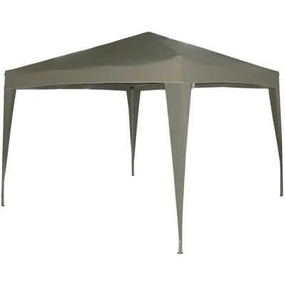 EUROGARDEN Gazebo Da Esterno Pieghevole In Acciaio Grigio 3x3 M EUROGARDEN Gazebo Da Esterno Pieghevole In Acciaio Grigio 3x3 M