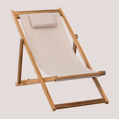 SKLUM Amaca Pieghevole In Legno Con Cuscino Kardis SKLUM Amaca Pieghevole In Legno Con Cuscino Kardis