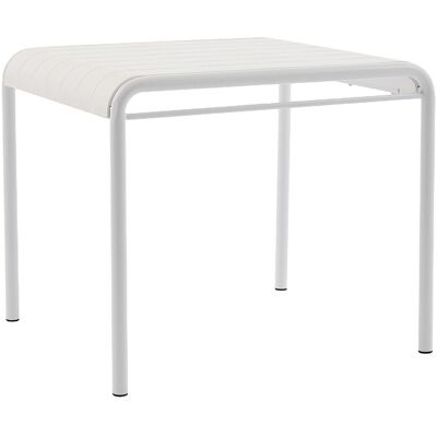 Unique Tavolo Da Giardino L.90 Cm In Polipropilene Bianco - Moah Di Mylia Unique Tavolo Da Giardino L.90 Cm In Polipropilene Bianco - Moah Di Mylia