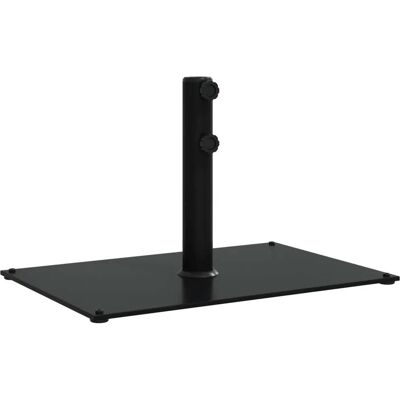 HELLOSHOP26 Base Rettangolare Per Ombrellone 60,5 X 41 X 38 Cm Con 3 Adattatori Stabilità Rinforzata Stile Outdoor Acciaio Nero 020047476 HELLOSHOP26 Base Rettangolare Per Ombrellone 60,5 X 41 X 38 Cm Con 3 Adattatori Stabilità Rinforzata Stile Outdoor Acciaio Nero 020047476