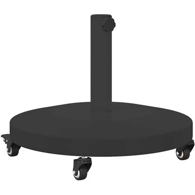 HELLOSHOP26 Base Per Ombrellone Rotonda Dal Design Moderno Per Giardino O Patio 48 X 48 X 32 Cm Acciaio Nero 020058941 HELLOSHOP26 Base Per Ombrellone Rotonda Dal Design Moderno Per Giardino O Patio 48 X 48 X 32 Cm Acciaio Nero 020058941