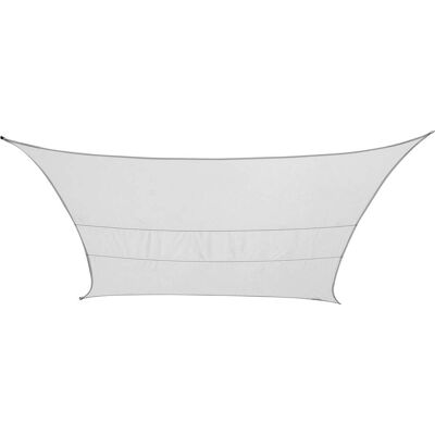 Bauer - Tenda Vela Ombreggiante Quadrata 2,9x2,9m In Poliestere Bianco Bauer - Tenda Vela Ombreggiante Quadrata 2,9x2,9m In Poliestere Bianco