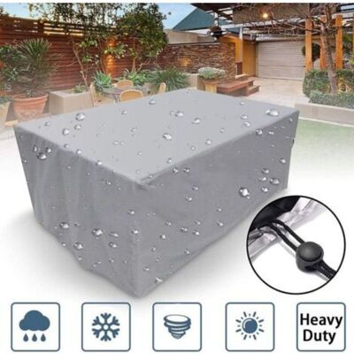URSUS Telo Di Copertura Per Mobili Da Giardino, Impermeabile, Antivento, Antipolvere, In Tessuto Oxford Ripstop Altamente Resistente, Ideale Per Divani Da Spiaggia O Terrazze, Colore Argento, Dimensioni 120 URSUS Telo Di Copertura Per Mobili Da Giardino, Impermeabile, Antivento, Antipolvere, In Tessuto Oxford Ripstop Altamente Resistente, Ideale Per Divani Da Spiaggia O Terrazze, Colore Argento, Dimensioni 120