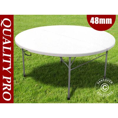 Dancover - Tavolo rotondo pieghevole Ø183cm - Grigio chiaro - Tavolo Dancover - Tavolo rotondo pieghevole Ø183cm - Grigio chiaro - Tavolo