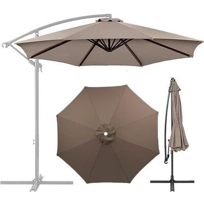 SANS MARQUE Umbrella Cloth Replacement Parasol Canopy, 7ft/9ft/10ft Garden Cover, Washable Patio Canopy(red,9ft 8ribs)(dark Gray,9ft 8ribs) SANS MARQUE Umbrella Cloth Replacement Parasol Canopy, 7ft/9ft/10ft Garden Cover, Washable Patio Canopy(red,9ft 8ribs)(dark Gray,9ft 8ribs)