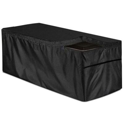 SCORPIO Telo Di Copertura Impermeabile Per Giardino, Realizzato In Tessuto Oxford 210d, Copertura Protettiva Per Contenitori Da Esterno Con Cerniera, Copertura Per Contenitore Da Patio, Nero, Lunghezza: 15876 SCORPIO Telo Di Copertura Impermeabile Per Giardino, Realizzato In Tessuto Oxford 210d, Copertura Protettiva Per Contenitori Da Esterno Con Cerniera, Copertura Per Contenitore Da Patio, Nero, Lunghezza: 15876