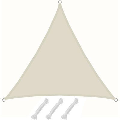 Amanka Sonnensegel Sahara Beige Dreieck Polyester Amanka Sonnensegel Sahara Beige Dreieck Polyester