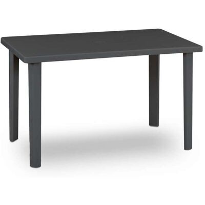 BICA Tavolo Marshall Esterno Grafite Lucido 120x70x72 Cm Resistente BICA Tavolo Marshall Esterno Grafite Lucido 120x70x72 Cm Resistente