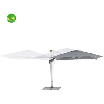 BIZZOTTO Ombrellone A Braccio Ines Grigio Anodizzato 4 X 4 M BIZZOTTO Ombrellone A Braccio Ines Grigio Anodizzato 4 X 4 M