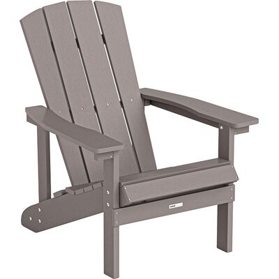 Home Deluxe Sedia Da Giardino Farea - Grigio Home Deluxe Sedia Da Giardino Farea - Grigio
