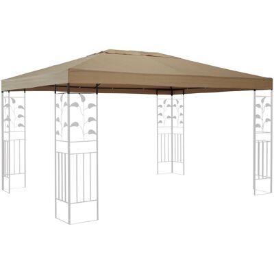 QUICK-STAR - Ersatzdach Für Blätter Pavillon 3x4m Pavillondach Sand Ersatzbezug QUICK-STAR - Ersatzdach Für Blätter Pavillon 3x4m Pavillondach Sand Ersatzbezug