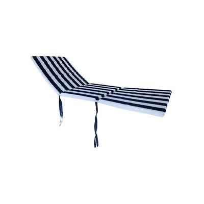 MARCA Cuscino Garden Lettino 195x60cm Riga Blu MARCA Cuscino Garden Lettino 195x60cm Riga Blu