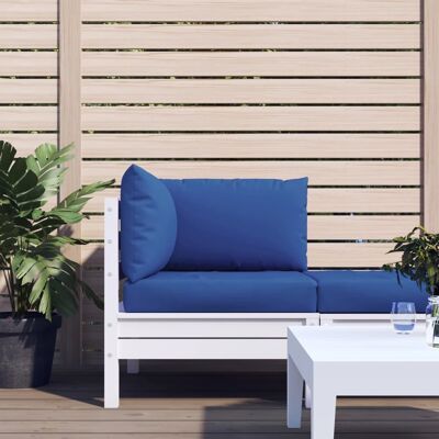 vidaXL Cuscini per Pallet - 3 pezzi Tessuto Oxford Blu - Cuscini pallet vidaXL Cuscini per Pallet - 3 pezzi Tessuto Oxford Blu - Cuscini pallet