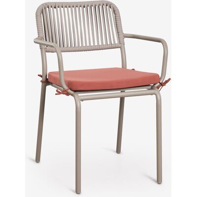 SKLUM Set Di 2 Sedie Da Giardino Impilabili Con Braccioli In Corda Intrecciata Arhiza SKLUM Set Di 2 Sedie Da Giardino Impilabili Con Braccioli In Corda Intrecciata Arhiza