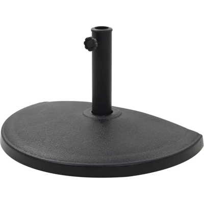 Helloshop26 - Pied Base Parasol Resin Demi-Rond - Parasol base Helloshop26 - Pied Base Parasol Resin Demi-Rond - Parasol base