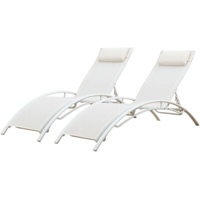 Happy Garden Galapagos 2 Lettini - Sedia a sdraio Happy Garden Galapagos 2 Lettini - Sedia a sdraio