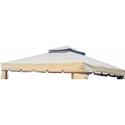 Megashopitalia - Copertura PVC per Gazebo - 3x3m - Impermeabile - Antivento - Copertura Gazebo Megashopitalia - Copertura PVC per Gazebo - 3x3m - Impermeabile - Antivento - Copertura Gazebo