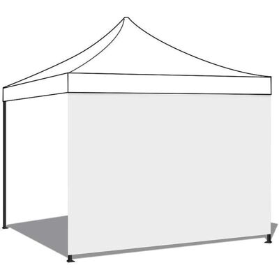 Evergreen - Telo Laterale 4,5x2mt Impermeabile Bianco Ricambio Per Gazebo Richiudibile Evergreen - Telo Laterale 4,5x2mt Impermeabile Bianco Ricambio Per Gazebo Richiudibile