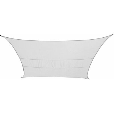 Bauer Tenda Vela Ombreggiante Quadrata 5x5m In Poliestere Bianco Bauer Tenda Vela Ombreggiante Quadrata 5x5m In Poliestere Bianco