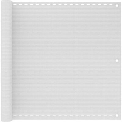 VIDAXL - Schermo balcone HDPE 90x600 - Bianco VIDAXL - Schermo balcone HDPE 90x600 - Bianco
