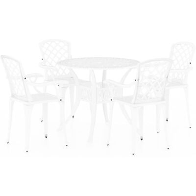 vidaXL Set da Bistrot di 5 Pezzi in Alluminio pressofuso - Set Bistrot vidaXL Set da Bistrot di 5 Pezzi in Alluminio pressofuso - Set Bistrot