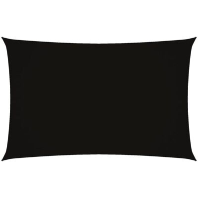 Vela parasole nera 2x5 m tessuto oxford vidaXL Vela parasole nera 2x5 m tessuto oxford vidaXL