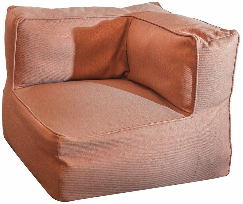 BIGBUY Divano da Giardino Gissele Rosso Intenso Nylon 80 x 80 x 64 cm